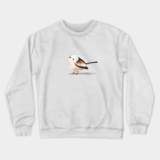 Shima Enaga Bird and snow Crewneck Sweatshirt